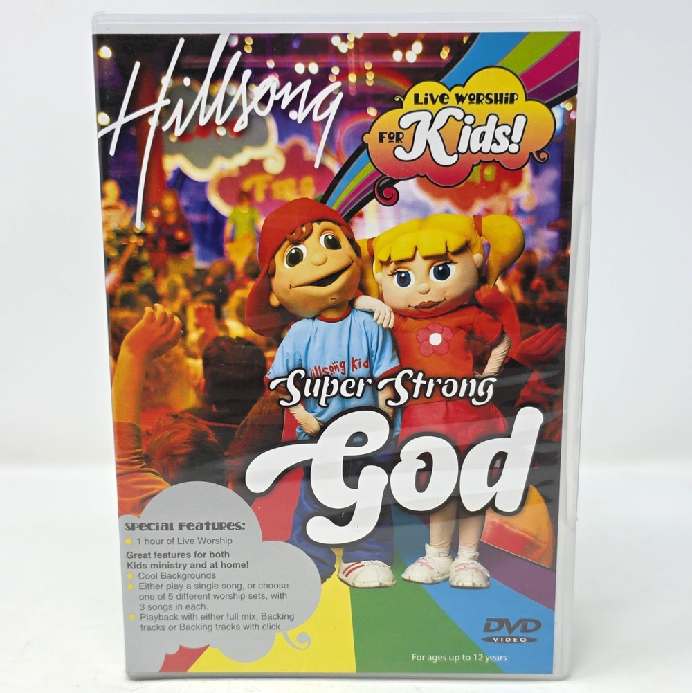 Hillsong Kids Super Strong God DVD Live Worship Multi-Zone Dolby Digital 5.1